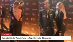 Arjantinli Model Wanda Nara ve Rapçi Sevgilisi Gündemde