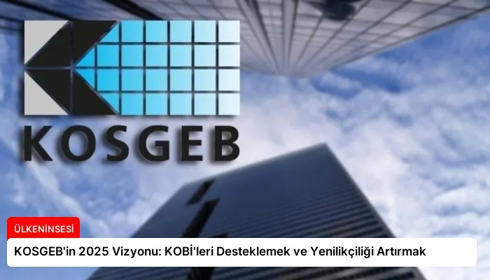 KOSGEB’in 2025 Vizyonu: KOBİ’leri Desteklemek ve Yenilikçiliği Artırmak