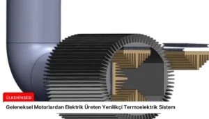 Geleneksel Motorlardan Elektrik Üreten Yenilikçi Termoelektrik Sistem