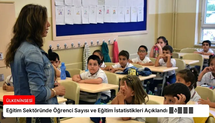 Eğitim Sektöründe Öğrenci Sayısı ve Eğitim İstatistikleri Açıklandı ⏬👇
