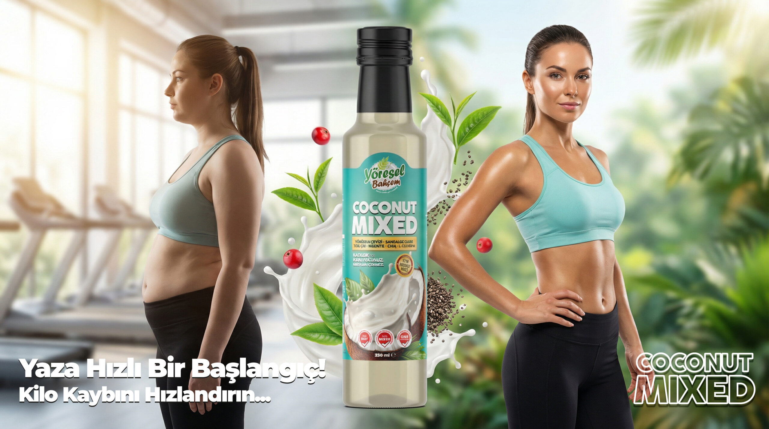 Yöresel Bahçem ile Coconut Mix Lezzeti