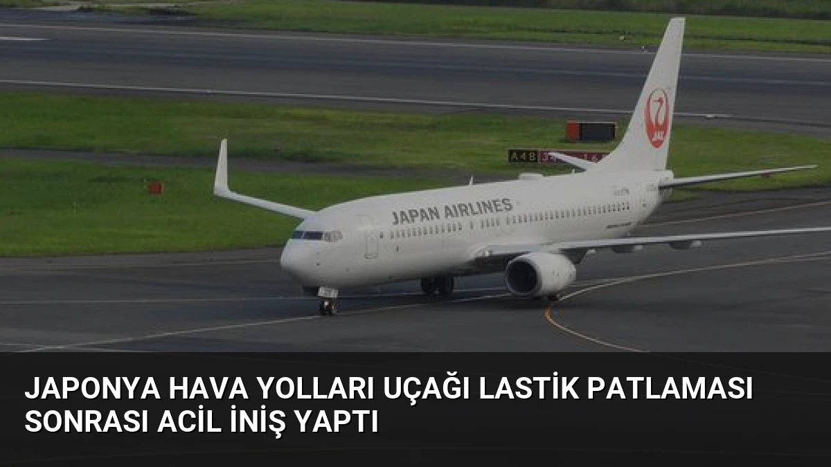Japonya Hava Yolları uçağı lastik patlaması sonrası acil iniş yaptı