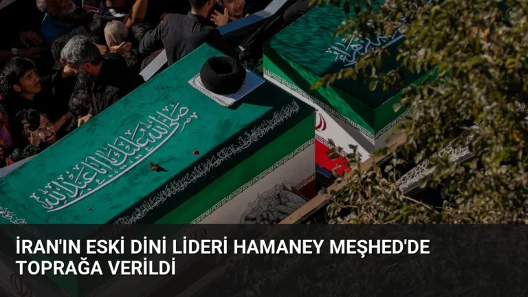 İran’ın Eski Dini Lideri Hamaney Meşhed’de Toprağa Verildi