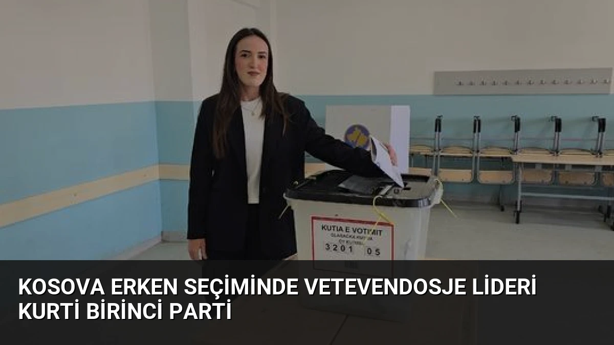 Kosova Erken Seçiminde Vetevendosje Lideri Kurti Birinci Parti