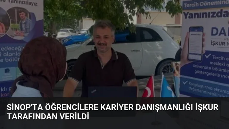 Sinop’ta Öğrencilere Kariyer Danışmanlığı İŞKUR Tarafından Verildi