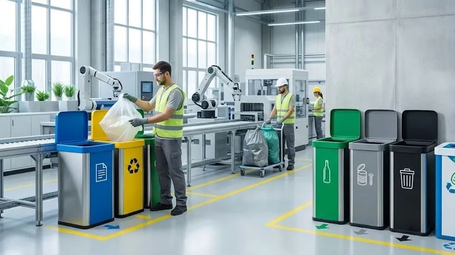 Fabrikalarda Çevre Dostu Üretim İçin Atık Ayrıştırma Çalışmaları Yaygınlaşıyor