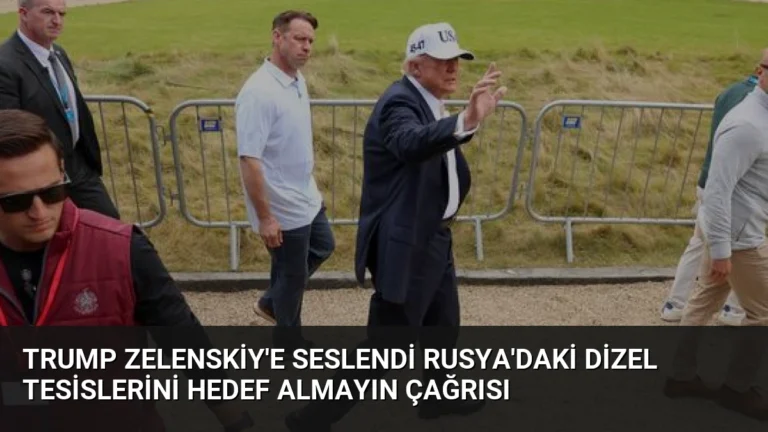 Trump Zelenskiy’e Seslendi Rusya’daki Dizel Tesislerini Hedef Almayın Çağrısı