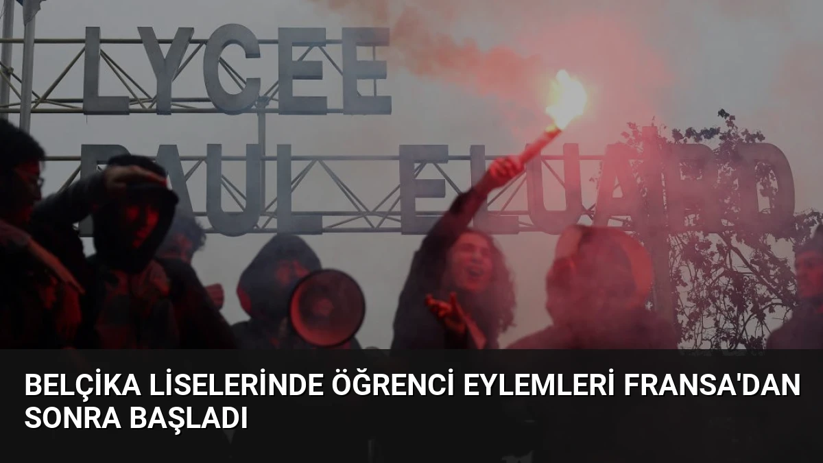 Belçika Liselerinde Öğrenci Eylemleri Fransa’dan Sonra Başladı
