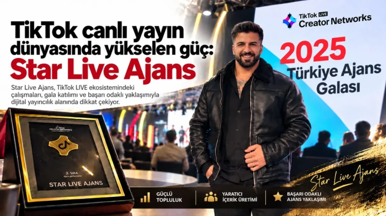 TikTok Canlı Yayıncılığında Profesyonelleşme Dönemi: Star Live Ajans